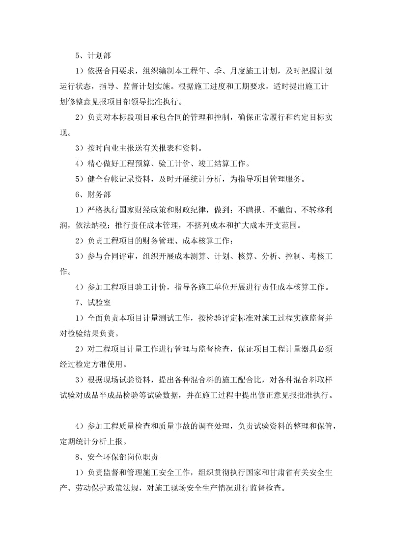 项目管理组织设置及人员分工.doc_第3页