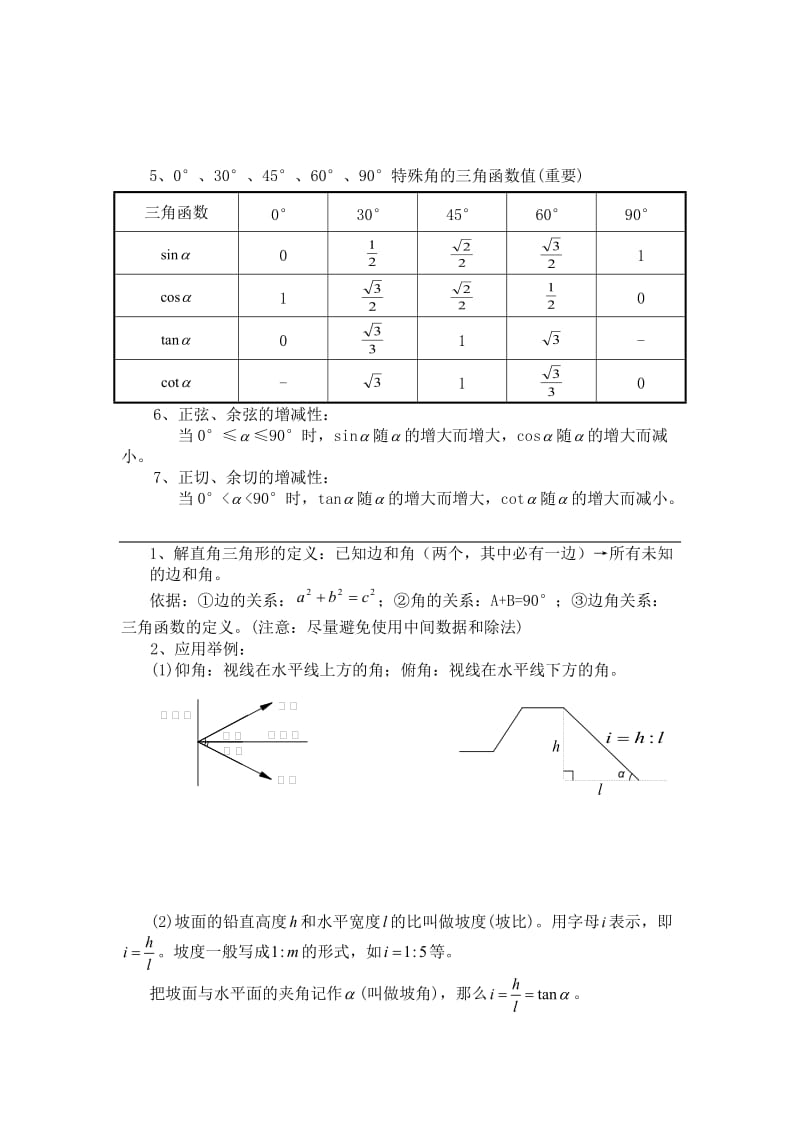 三角函数定义及三角函数公式大全.doc_第2页