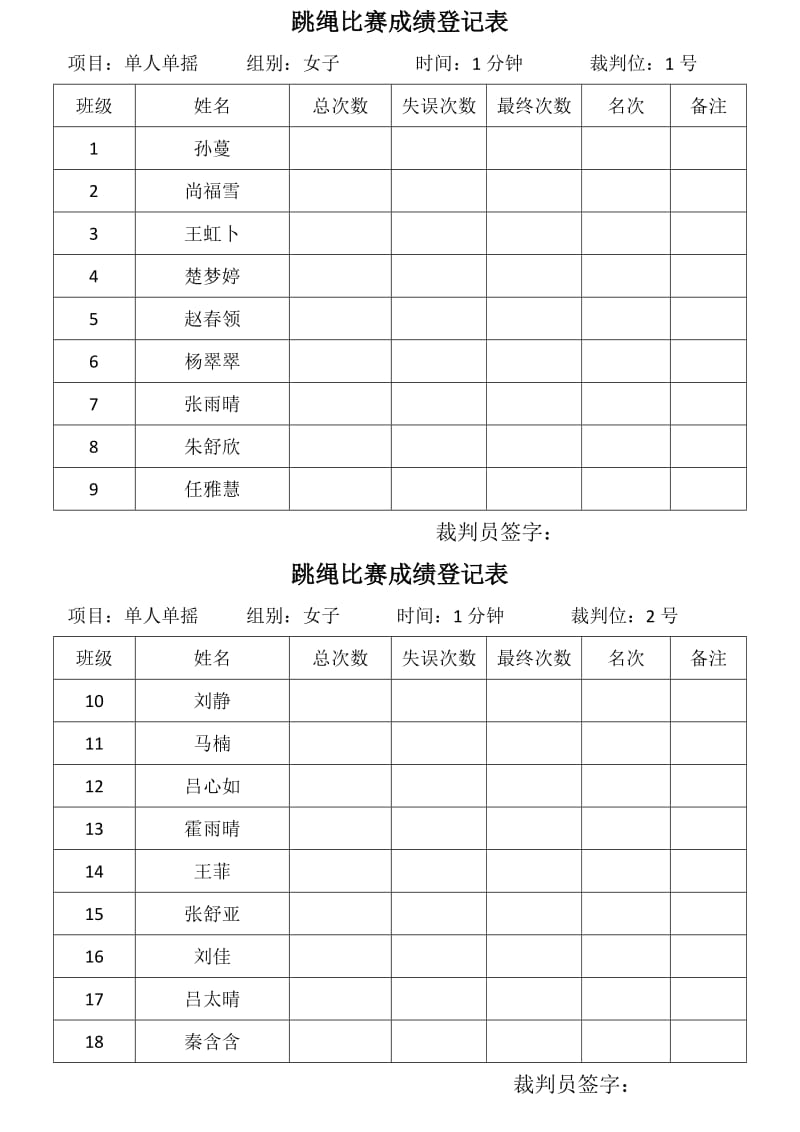 跳绳比赛成绩登记表.doc_第3页