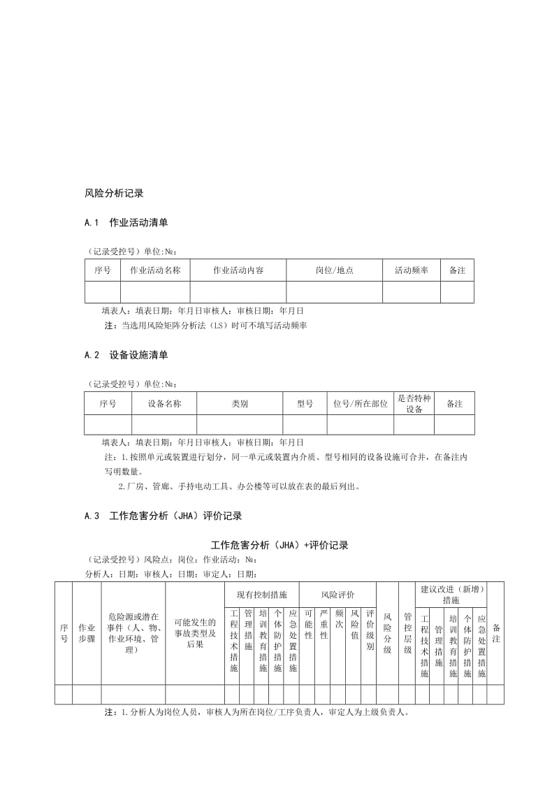 工贸企业双体系表格大全.doc_第2页