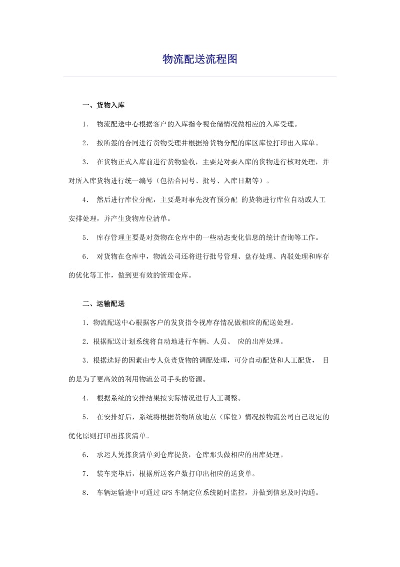 物流配送流程图.doc_第1页