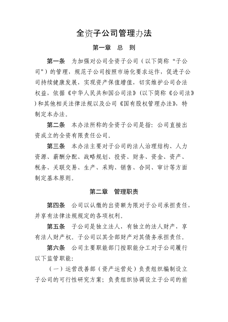 全资子公司管理办法.doc_第1页