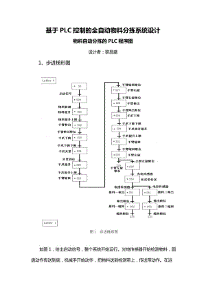 物料自動(dòng)分揀的PLC程序圖.doc