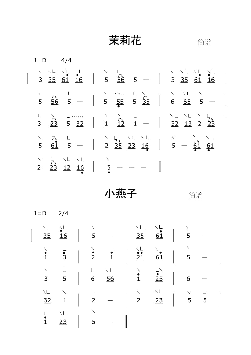 古筝入门初级简谱.doc_第1页