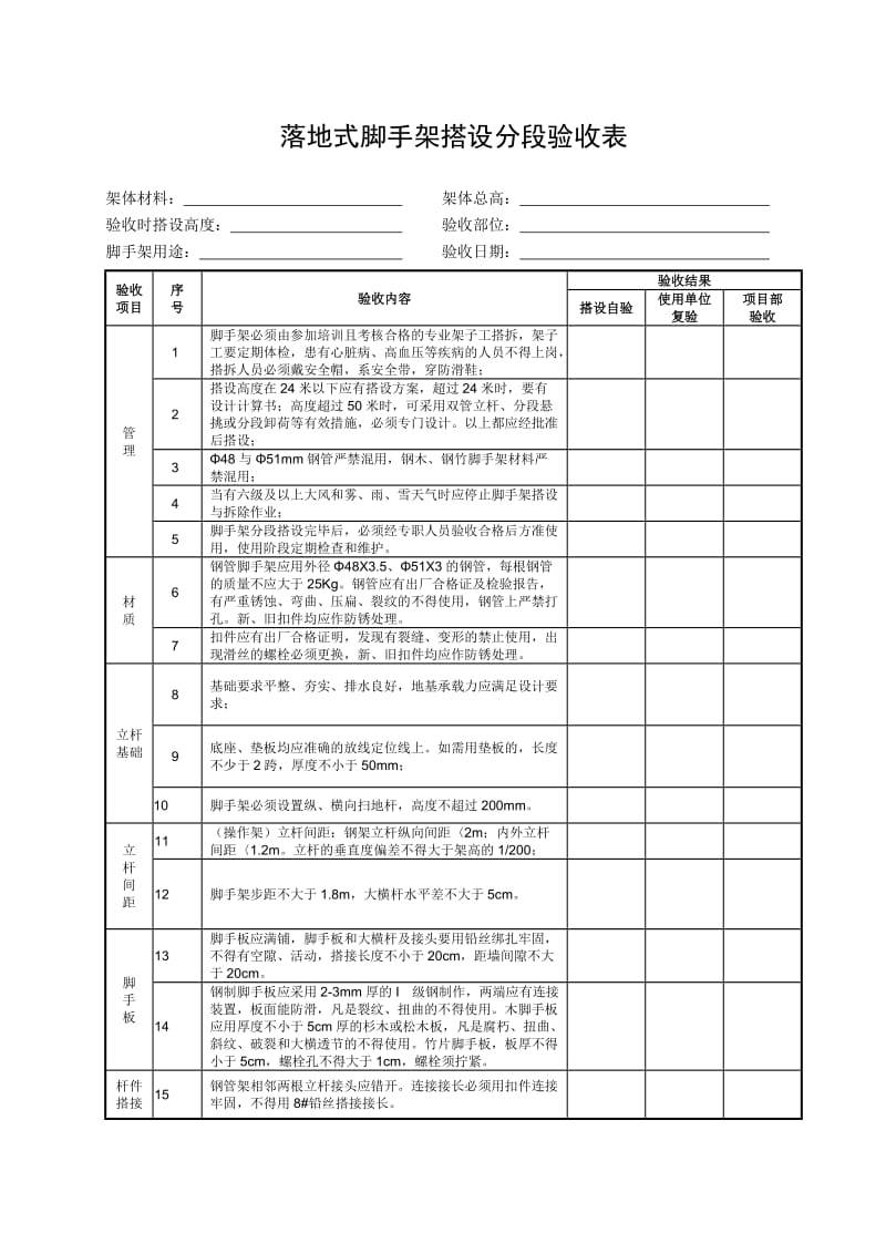 脚手架验收表.doc_第1页