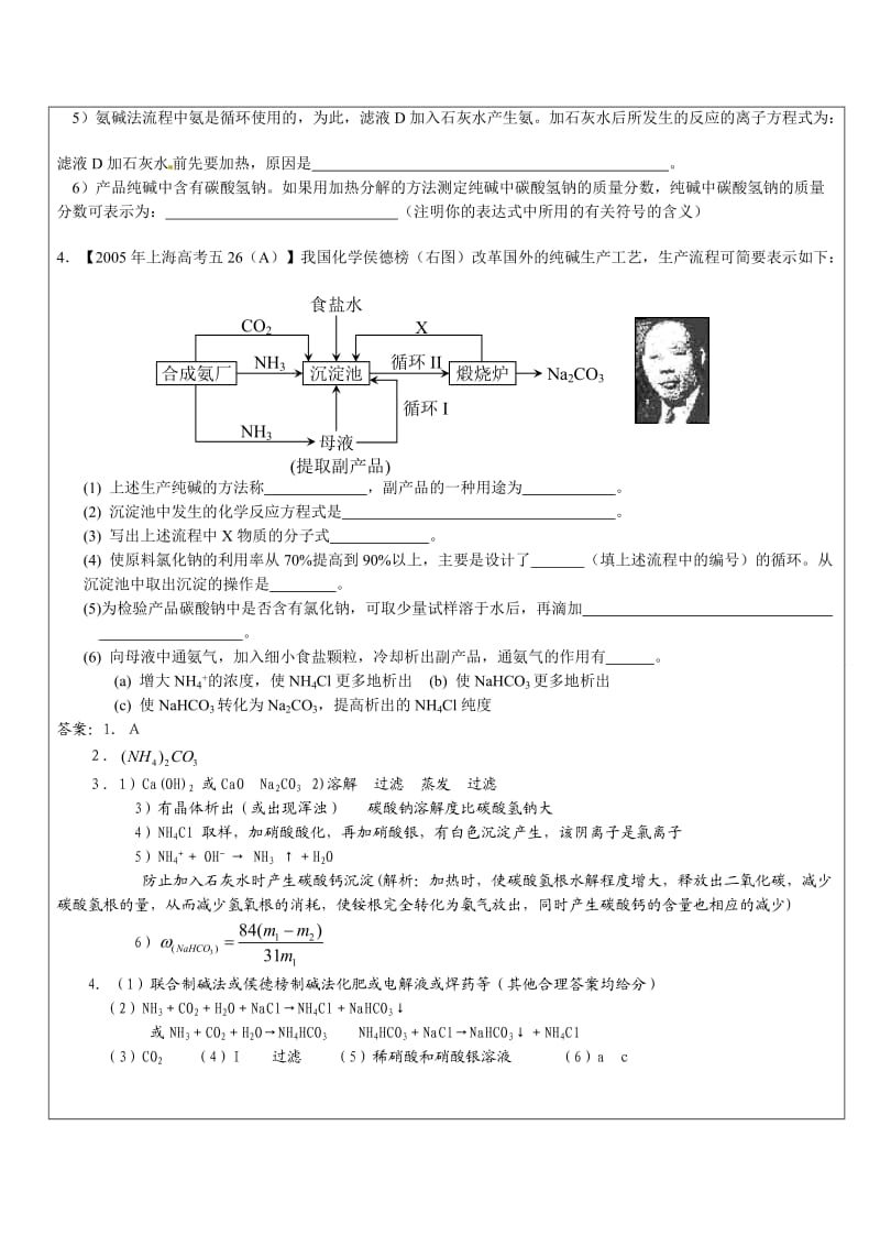 侯式制碱法原理与简单流程.doc_第2页