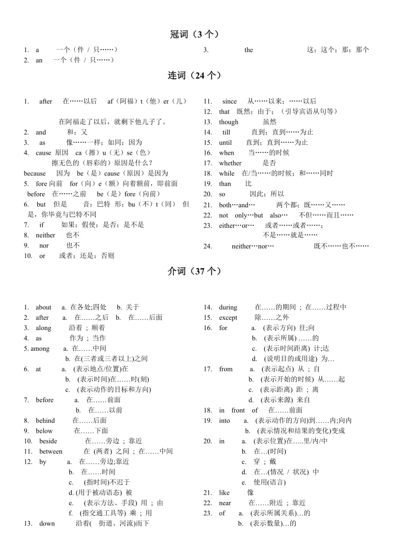 初中单词按词性分类.doc_第1页