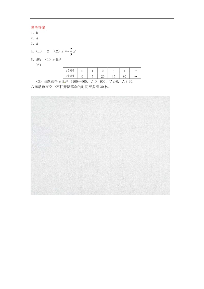 26.1.2 二次函数y=ax2的图象同步练习 新人教版_第2页