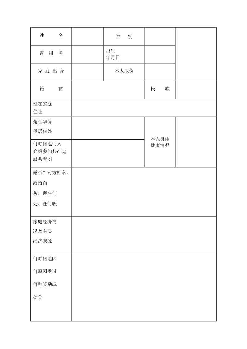 高等学校毕业生登记表(打印版).doc_第3页