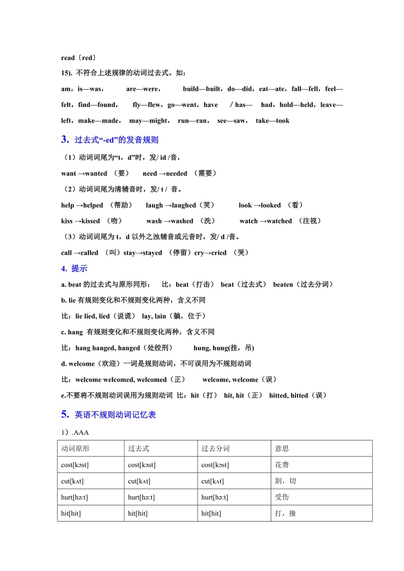 动词的各种形式变化.doc_第3页