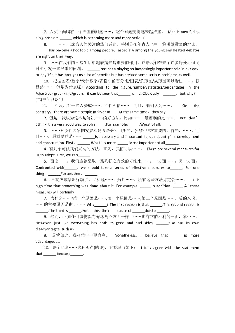 英语评论作文必背句.doc_第3页