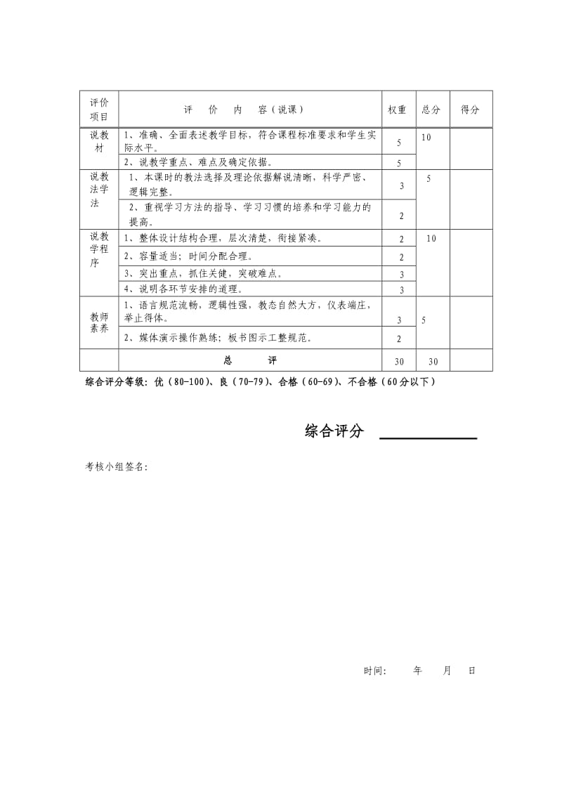 教师课堂教学评价表.doc_第2页