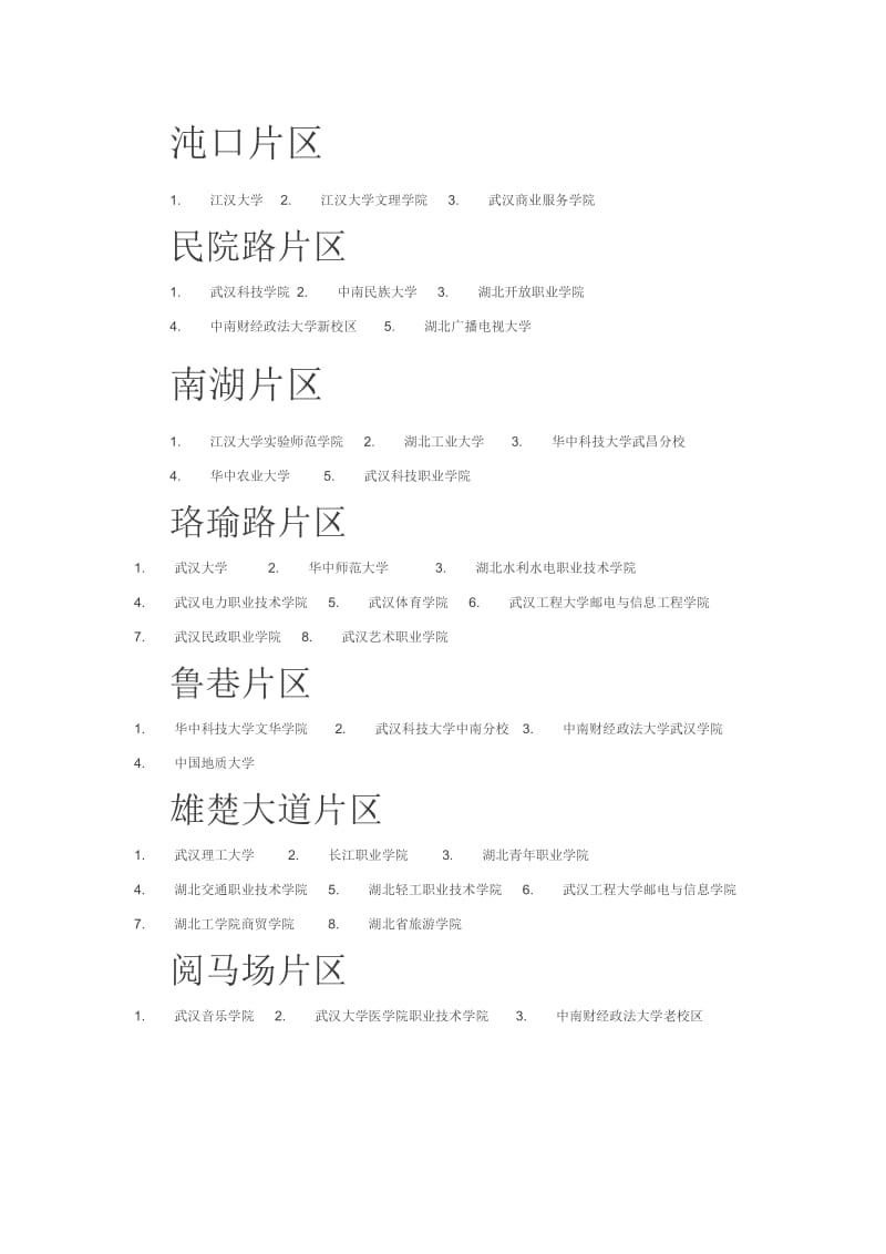 武汉高校分布.doc_第1页