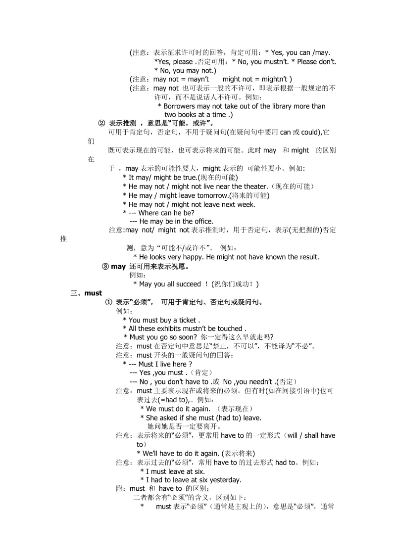 初中英语常见情态动词的用法.doc_第3页