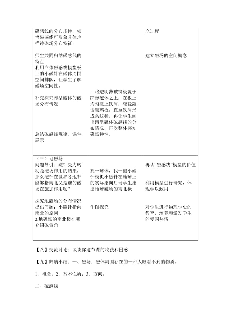 磁场教学设计.doc_第3页