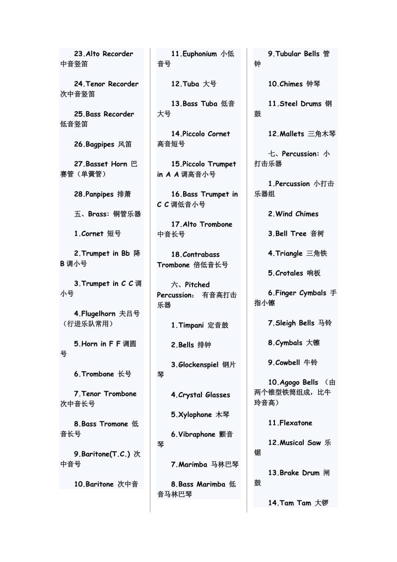 乐器的英语单词.doc_第3页