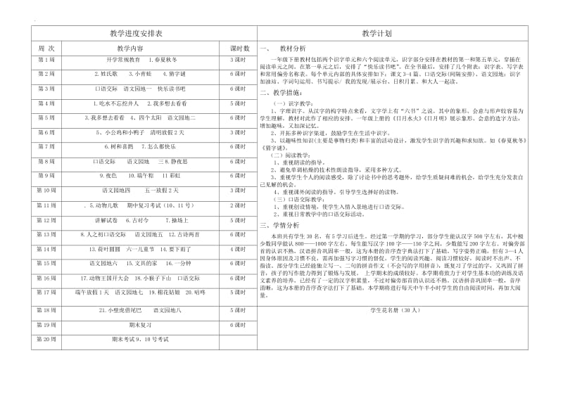 教学进度安排表.doc_第1页