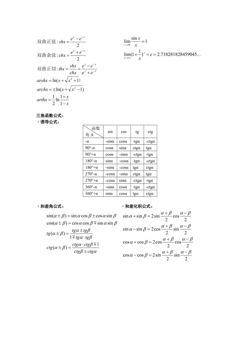 数学建模里面的公式超级全的.doc_第2页