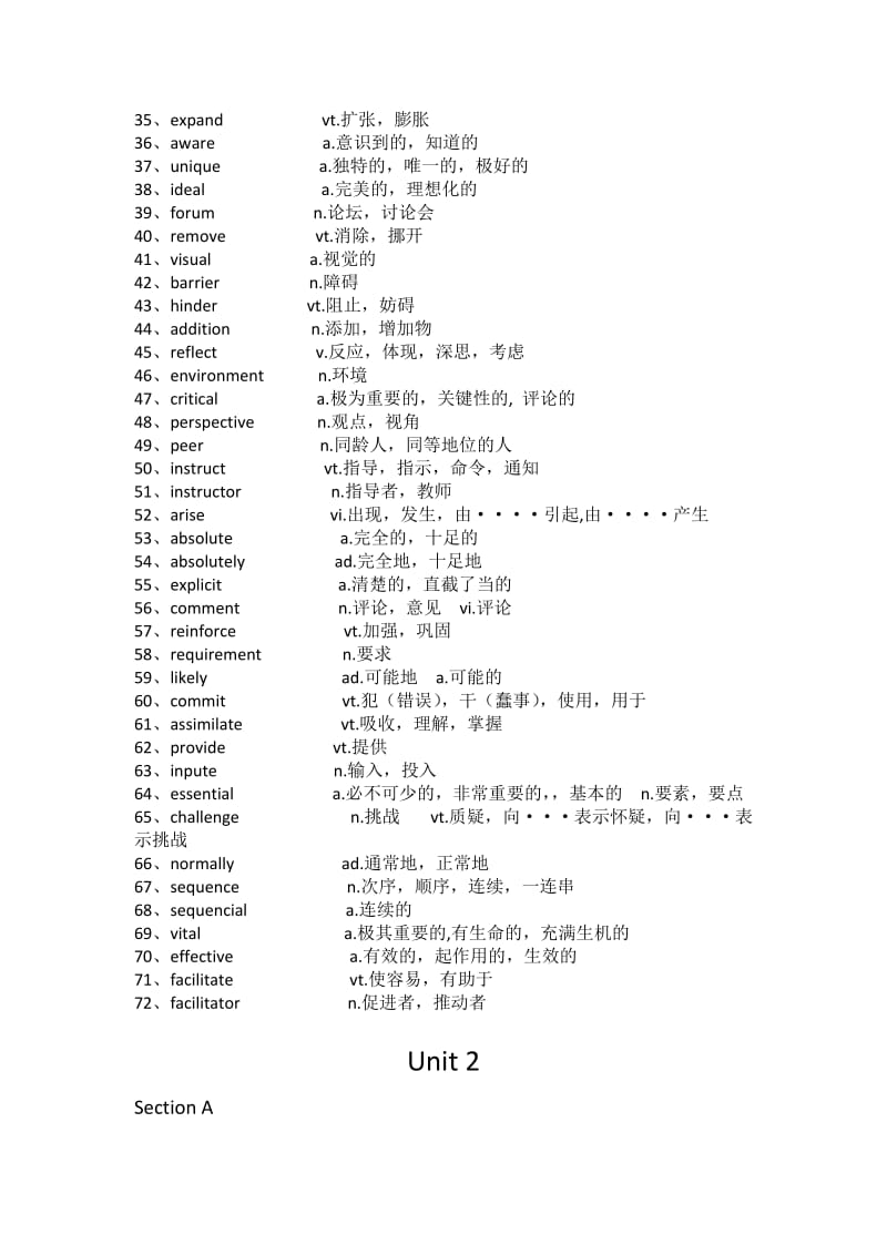 新视野大学英语1单词表.doc_第2页