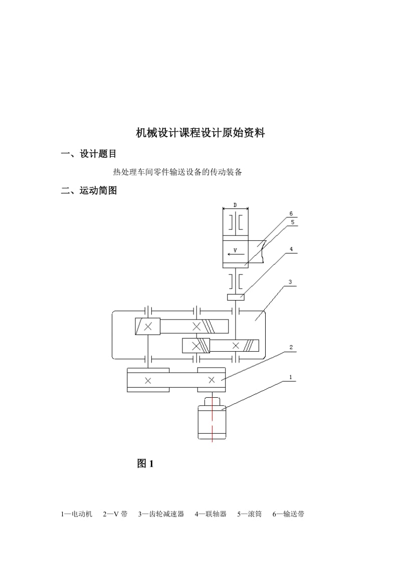 机械设计课程设计-二级斜齿圆柱齿轮减速器.doc_第1页