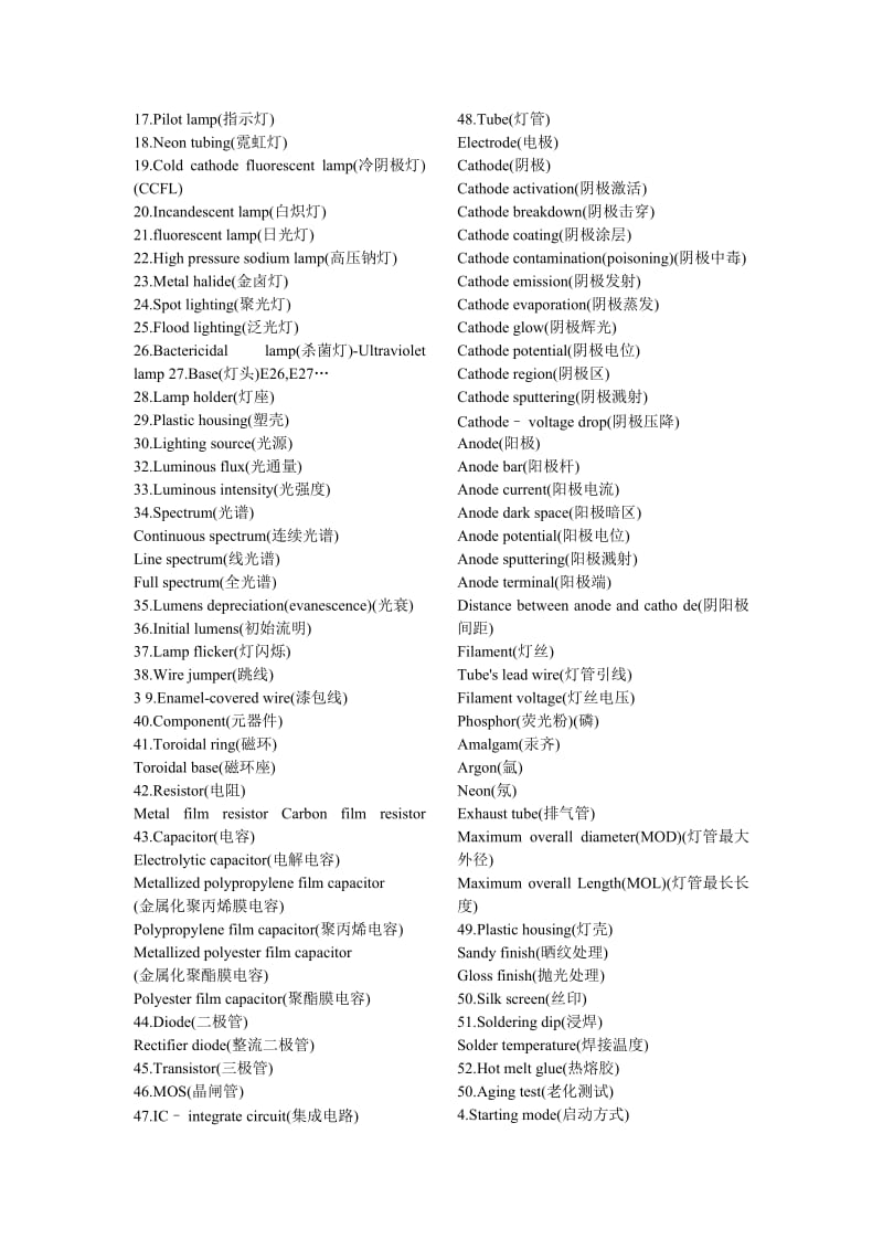 照明行业英语词汇.doc_第3页