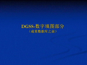 数字填图DGSS操作步骤课件.ppt