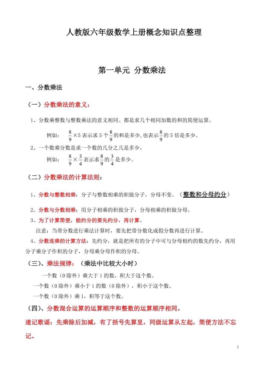 六年级数学上册知识点.doc_第1页