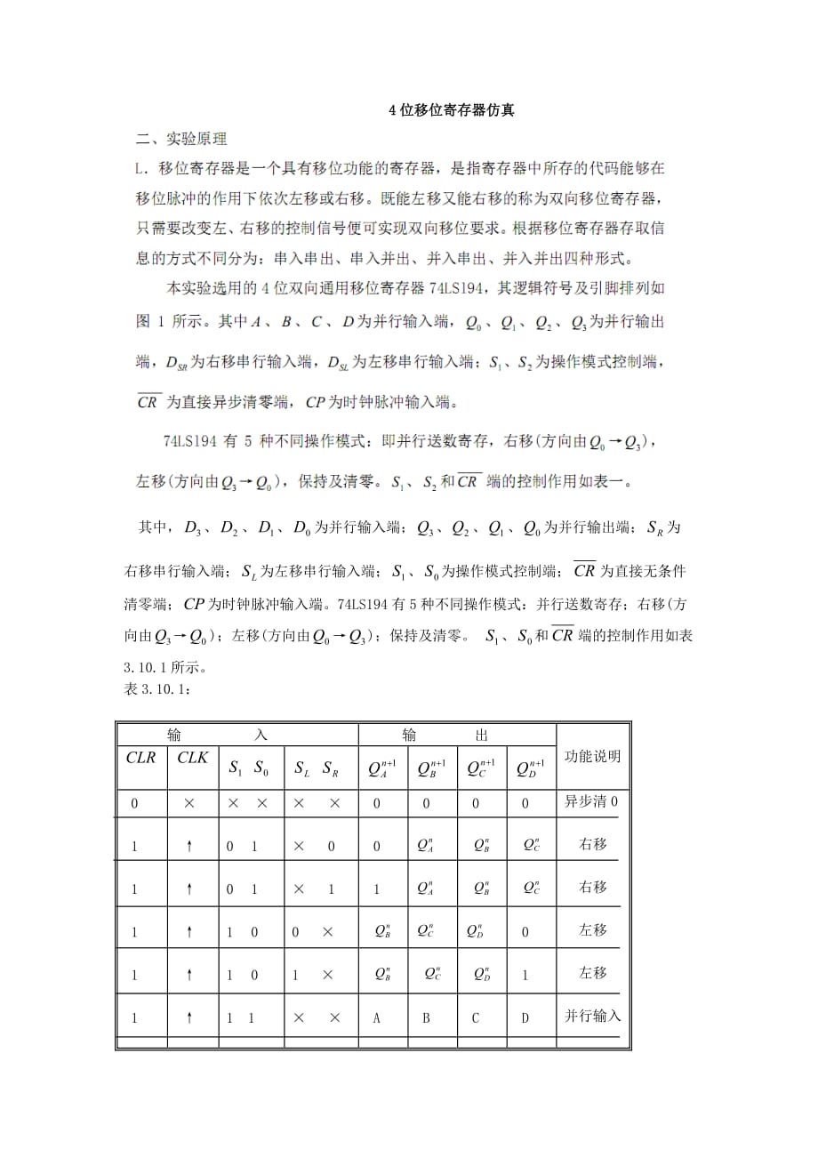 74LS194左右移位寄存器.doc_第1頁