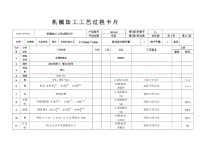 CA6140車床后托架工藝加工卡片以及過程卡片.doc