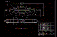 剪式千斤頂設(shè)計(jì)CAD裝配圖
