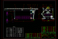 軌道式集裝箱龍門起重機(jī)CAD圖紙