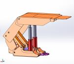 低位放頂煤液壓支架SolidWorks三維圖紙