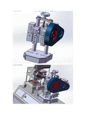 沖床機械機器SW三維圖紙模型