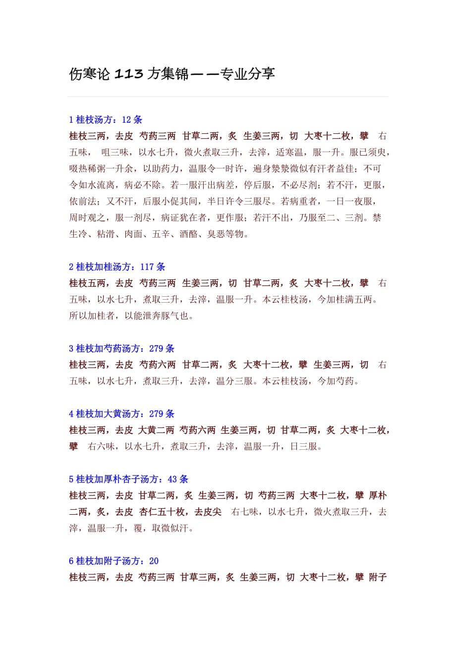 傷寒論113方金匱要略143方.docx_第1頁