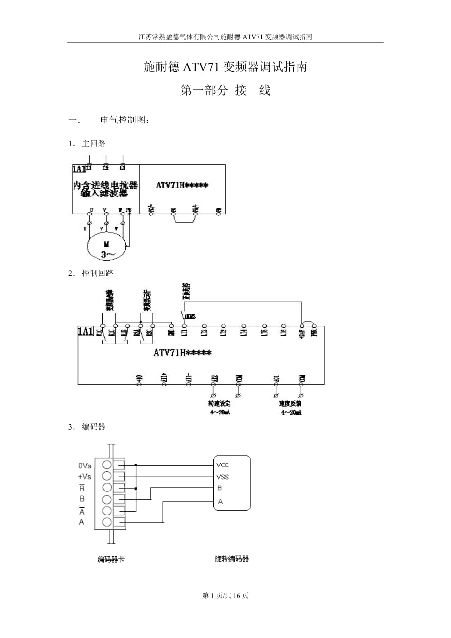 施耐德ATV71变频器设置指南.doc_第1页