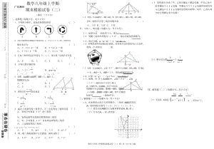 人教《期末模擬考試題》八年級(jí)上冊(cè)數(shù)學(xué)模擬試卷測(cè)試題RJ00