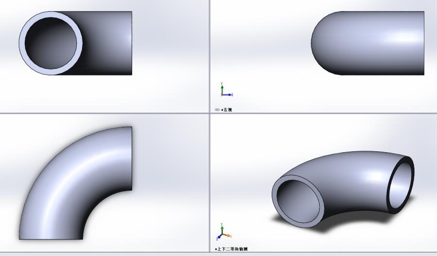 90°彎頭3D