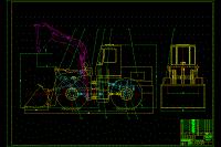 ZL15型輪式裝載機(jī)工作裝置設(shè)計(jì)含5張CAD圖