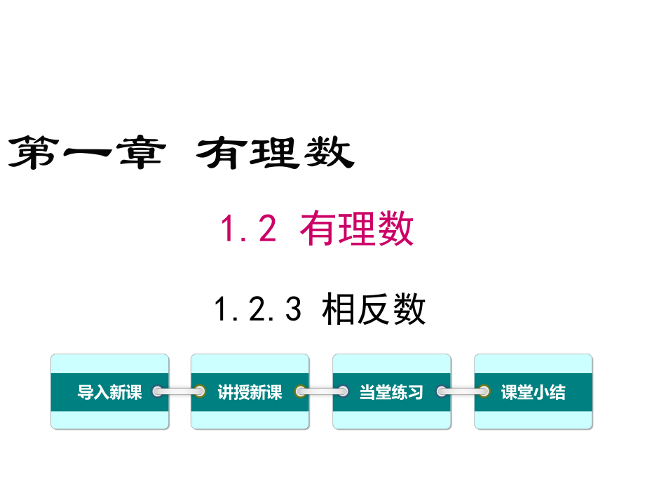 相反數(shù)　課件.ppt_第1頁(yè)