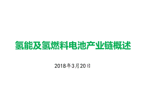 氫能與氫燃料電池產業(yè)鏈概述課件.pptx