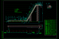 大傾角皮帶運(yùn)輸機(jī)CAD圖紙