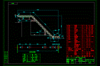 大傾角皮帶機(jī)總圖CAD圖紙
