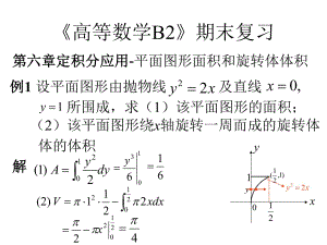 《高等數(shù)學(xué)B2》期末復(fù)習(xí)課件.ppt