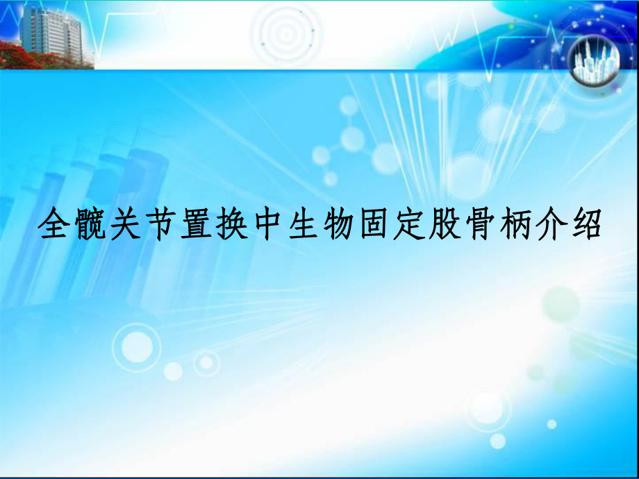 全髋关节置换中生物固定股骨柄介绍课件.ppt_第1页