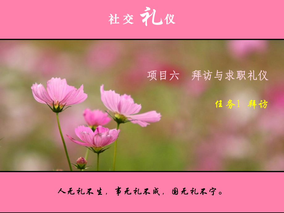 《社交禮儀》拜訪禮儀 課件.ppt_第1頁