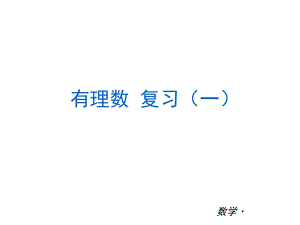 初一數(shù)學(xué)有理數(shù)復(fù)習(xí)