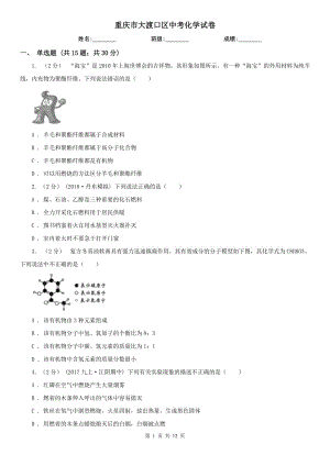 重庆市大渡口区中考化学试卷