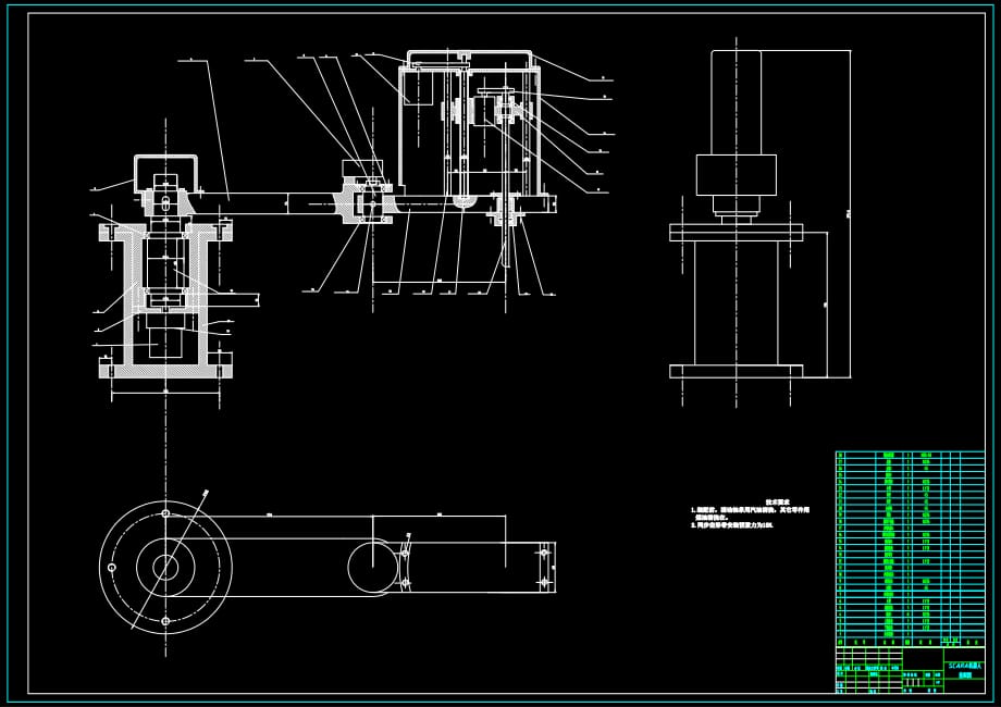 SCARA机械臂总装图A0(改).PDF_第1页
