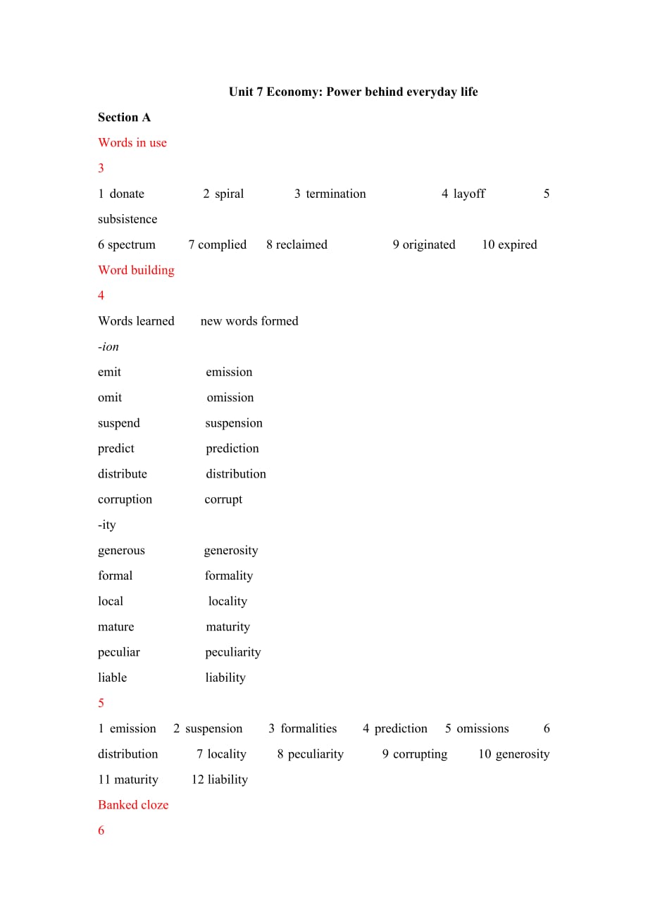 新視野大學(xué)英語讀寫3(第三版)Unit7-練習(xí)答案_第1頁