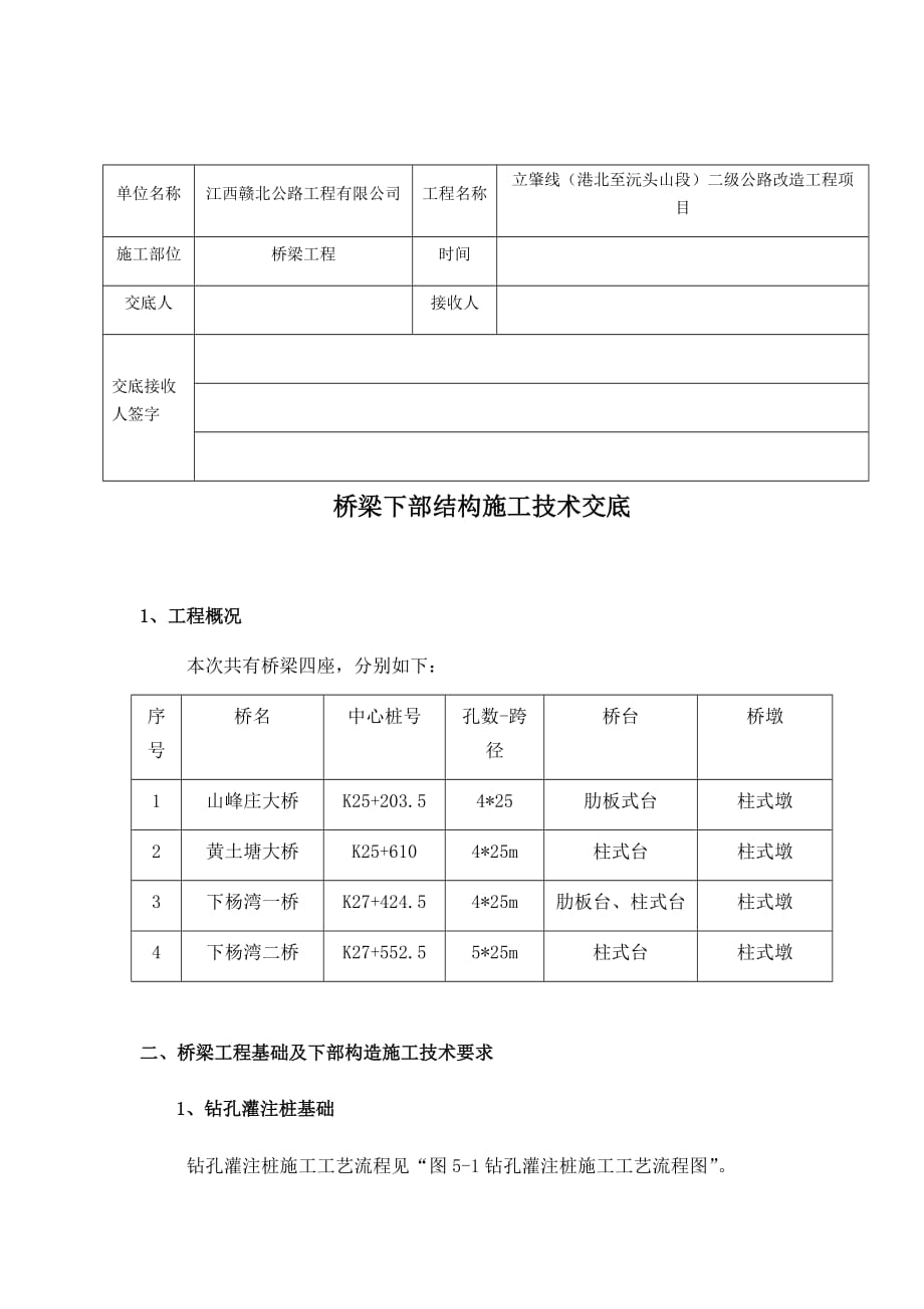 橋梁下部結(jié)構(gòu)技術(shù)交底_第1頁(yè)